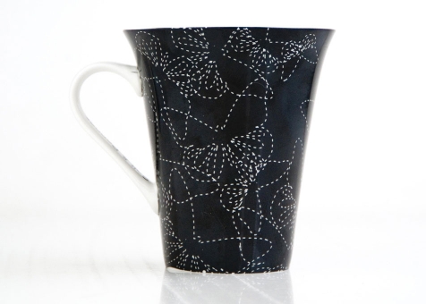 Kubek 370 ml Salt&Pepper Dotted Butterfly