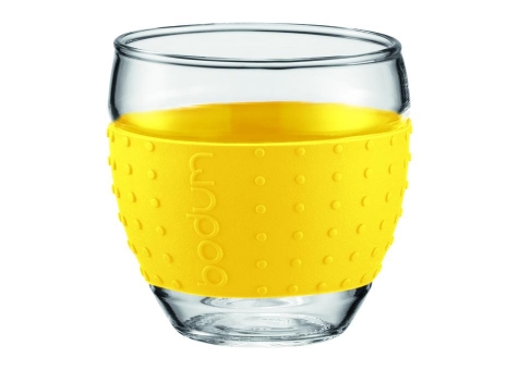 Kliknij aby powiększyć Sklanki 2 szt.Bodum PAVINA 0.35l zółte