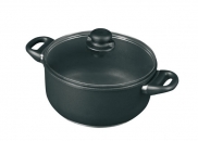 Garnek tytanowy 28 cm + pokrywa żaroodporna 7 l indukcja SKK