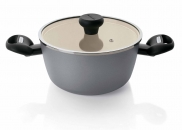 Garnek Moneta Ceramica Indukcja 20 cm z pokrywą