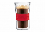 Zestaw 2 szklanek Bodum PRESSO 0,3 l Czerwone