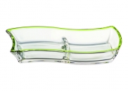 Półmisek 25 cm zielony Twisty Leonardo
